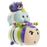 Mini Figuras Tsum Tsum com 3 Figuras - Buzz Lightyear, Dumbo e Hiro ESTRELA