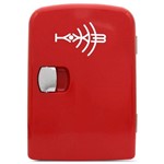 Mini Geladeira Portátil Vermelha Kx3 4,5 Litros Refrigera e Aquece Universal