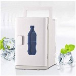 Mini Geladeira Refrigerador Frigobar e Aquecedor Retro 10l 10 Litros para Casa e Carro 220v