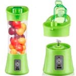 Mini Liquidificador Portátil Shake Juice Cup + Cabo USB - Verde
