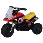 Mini Moto Elétrica Triciclo Luz Som Vermelho Bel Fix 913500