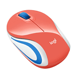 Mini Mouse Logitech M187 S/Fio OPT USB Coral | InfoParts