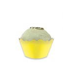 Mini Porta Cupcake Amarelo Liso C/12 - Kid Art