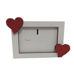 Mini Porta Retrato 10x7 com Corações em Eva 10 Peças