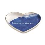 Mini Prato em Formato de Coração Love Is In The Air 12,5x10cm