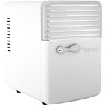 Mini Refrigerador e Aquecedor Fixxar Portátil 5 Litros Retrô Trivolt Branca