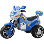 Mini Veículo Infantil Super Moto Polícia Azul 12V - Magic Toys