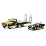 Miniatura - 1:64 - 1969 Ford F-350 Ramp Truck & Shelby Cobra Terlingua Racing Team - Greenlgiht