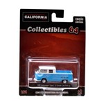 Miniatura 1:64 Volkswagen Type 2 T2 Double Cab Pickup Série 2 1968 California Collectibles