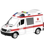 Miniatura Ambulancia com Luz e Som Shiny Toys