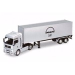 Miniatura Caminhão Man Tg510a Container 1:32 Welly