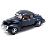 Miniatura Carro - 1939 Ford Deluxe - 1/18 - Special Edition - Azul - Maisto