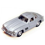 Miniatura Carro de Coleção Mercedes-benz 300sl Antiga Promoção Cor Azul