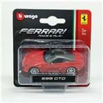 Miniatura Carro Ferrari 599 GTO Race e Play - 1:64 - Burago