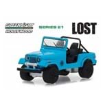 Miniatura Carro Jeep CJ7 Dharma Lost Hollywood 1:64 Greenlight