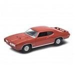 Miniatura Carro Pontiac GTO 1969 - 1:34-1:39 - Welly