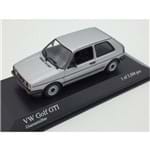 Miniatura Carro Volkswagen Golf GTI 1985 Prata 1:43 Minichamps