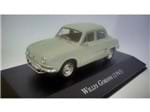 Miniatura Carro Willys: Gordini (1965) - Branco - 1:43 - Ixo - (caixa de Acrílico C/ Danos) 130121