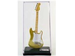 Miniatura de Guitarra Stratocaster - Dourada (Acrílico) - 16 Cm 1410185