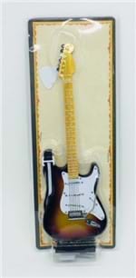 Miniatura de Guitarra Stratocaster Sun Burst - 1:4 - TudoMini