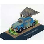 Miniatura Diorama Fusca 1961 C/ Telhado Customizado 1:43 - Ixo