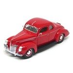 Miniatura Ford Deluxe Coupe 1939 Vermelho 1:18 Maisto