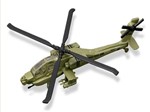 Miniatura Helicóptero Apache AH-64 S/ Pedestal Tailwinds Maisto