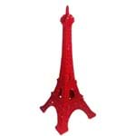 Miniatura Metal Torre Eiffel Vermelha