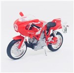Miniatura Moto Ducati MH900E Vermelha 1:18 Burago