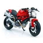Miniatura Moto Ducati Monster 696 1:18 Maisto Minimundi.com.br