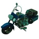 Miniatura Motocicleta Azul