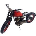 Miniatura Motocicleta Vermelha Grande