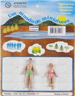 Miniatura para Maquete Crianças Banhistas 2506 - Escala 1-25 Minitec