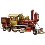 Miniatura Trem Maria Fumaça Locomotiva em Metal Retro Antigo Decorativo 1210A-5449