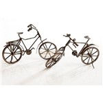 Miniaturas de 2 Bicicletas Antigas Retrô