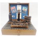 Miniaturas Decorativas de Monumentos do Mundo com Torre Di Pisa em Metal