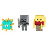 Minifiguras Minecraft - Blaze, Esqueleto e Guardião - Mattel