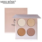Miss Rose Glow Kit Iluminador 4 Cores N1