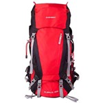 Mochila Elbrus Ideal para Trekking com Costado Altamente Respirável 31x70x26cm Cor Vermelha Guepardo