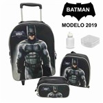 Mochila Rodinha Batman Infantil Escolar Modelo 2019