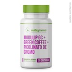 Modulip GC 100mg + Green Coffe 300mg + Picolinato de Cromo 200mcg - 30 Cápsulas