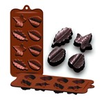 Molde Silicone Chocolates-mantequilla-hoja Ibili - 860305