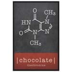 Moléculas Chocolate Quadro 20 Cm X 30 Cm Preto/multicor