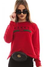 Moletom com Estampa Frontal Gucci ML0709 - Kam Bess