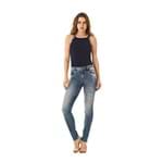 Morena Rosa | Calca Skinny Andreia Cos Intermediario Escura Jeans 34