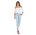 Morena Rosa | Calca Slim Cropped Giane Cos Intermediario Clara Jeans 40