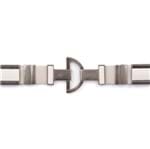 Morena Rosa | Cinto Cintura Regular Metal Resinado Bege - P