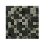 Mosaico de Vidro - 23x23 Mm - Graphite INJEK007 - Colormix