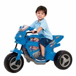 Moto Elétrica Infantil Max Turbo Azul 6v Magic Toys