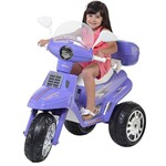 Moto Elétrica Infantil Scooter City Lilás 6V - Biemme